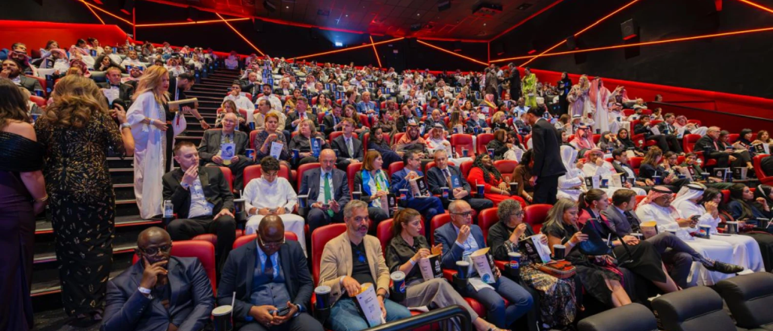 European Film Festival audience in Riyadh